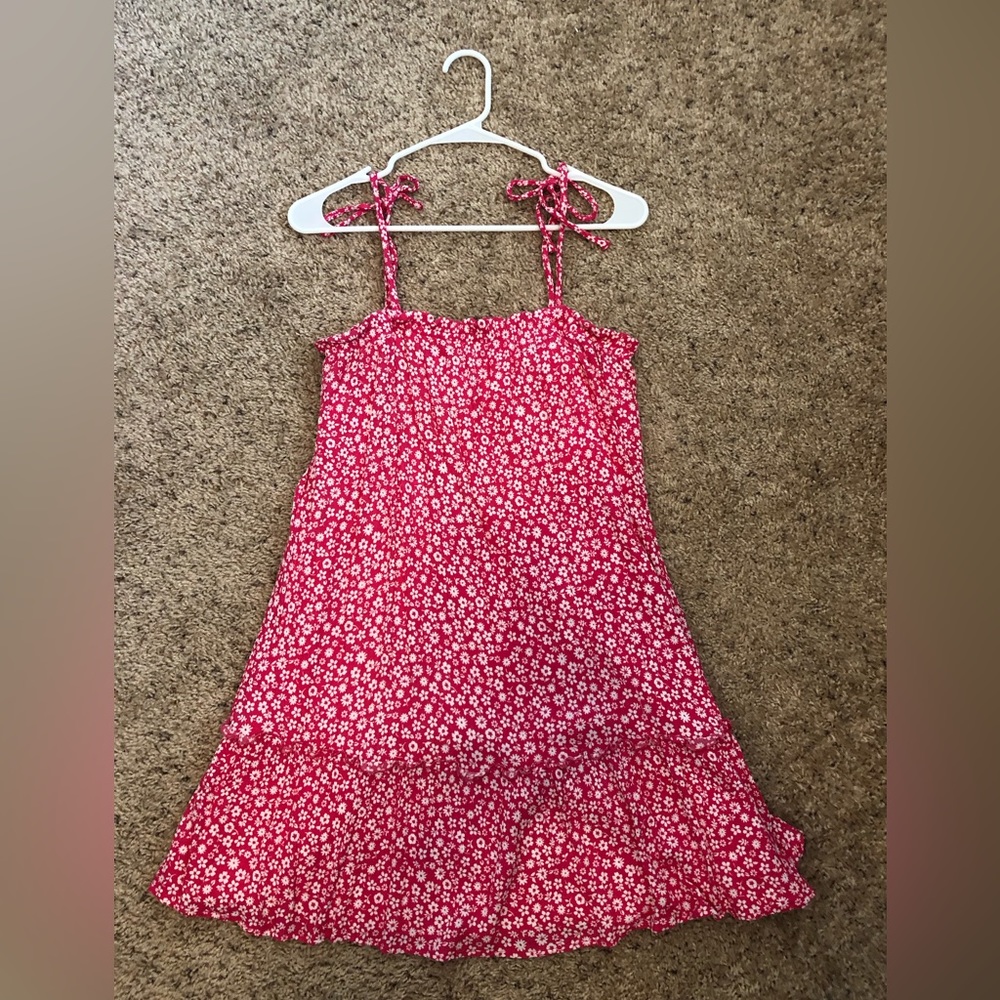 PINK LILY Tie Sleeve Babydoll Dress